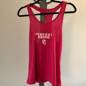 Nike dri-fit racer back tank “perfect game”